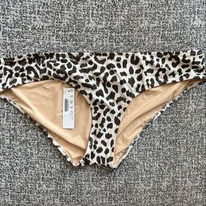 J. Crew brown cheetah bikini bottom